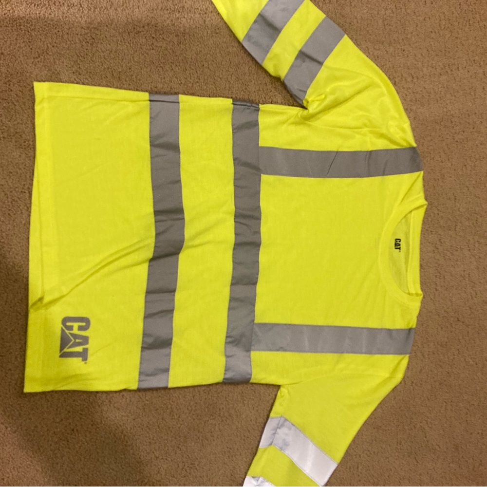 Cat safety work shirt. Brand new. Size medium